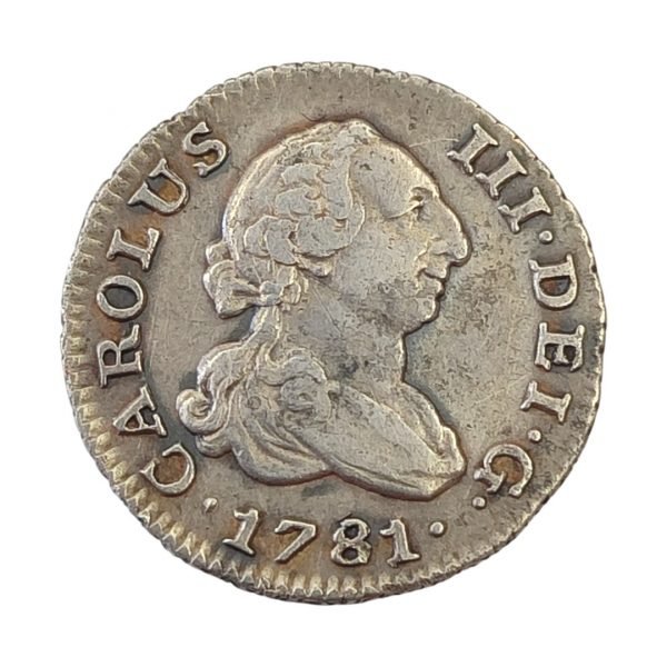 Medio Real Carlos III 1781 Madrid MBC+