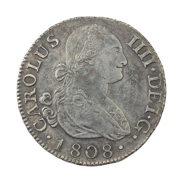 2 Reales Carlos IV 1808 Madrid EBC