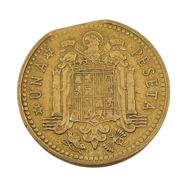 1 Peseta Franco 1966 Madrid Variante Cospel Segmentado MBC - Imagen 2