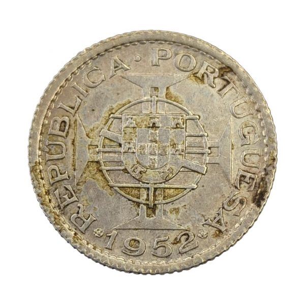 1 Pataca Republica de Portugal 1952 Macau MBC+