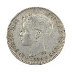 1 Peseta Alfonso XIII 1899 Madrid EBC-
