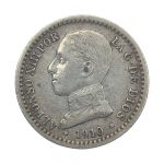 50 Céntimos de Peseta Alfonso XIII 1910 Madrid MBC+