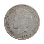 50 Céntimos de Peseta Alfonso XIII 1894 Madrid MBC
