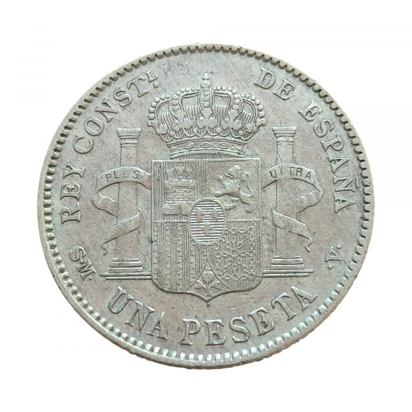 1 Peseta Alfonso XIII 1903 Madrid EBC - Imagen 2