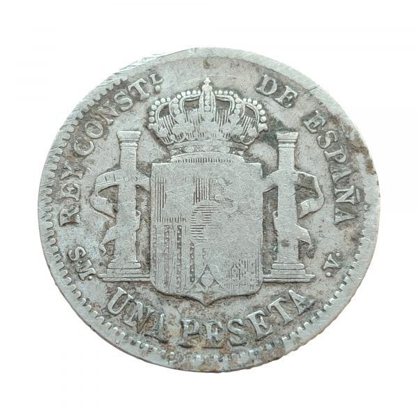 1 Peseta Alfonso XIII 1905 Madrid BC - Imagen 2