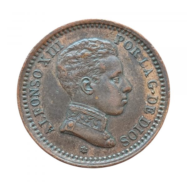2 Céntimos Alfonso XIII 1904 Madrid EBC+