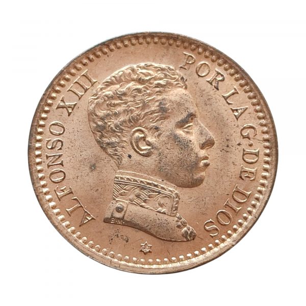 2 Céntimos Alfonso XIII 1904 Madrid SC