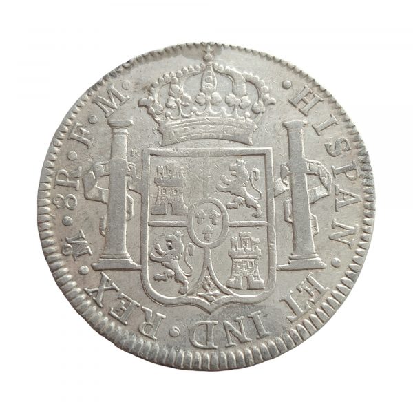 8 Reales Carlos IV 1793 México EBC-/MBC+ - Imagen 2