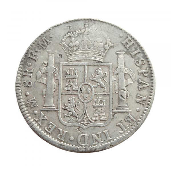 8 Reales Carlos IV 1798 México MBC/MBC+ - Imagen 2