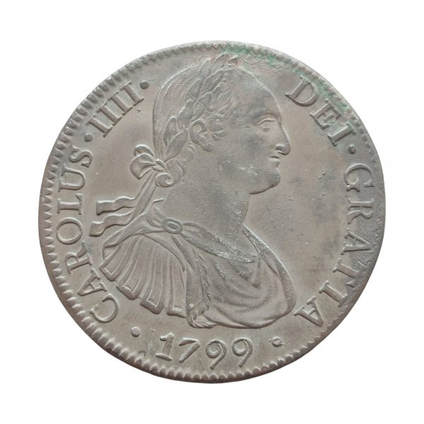 8 Reales Carlos IV 1799 México EBC+