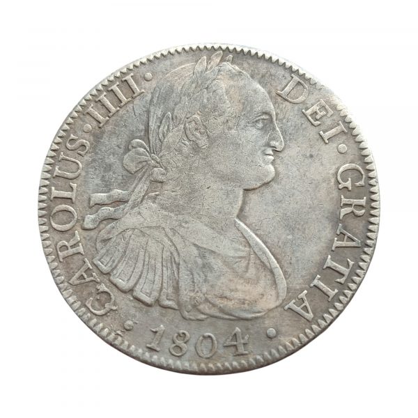 8 Reales Carlos IV 1804 México MBC+