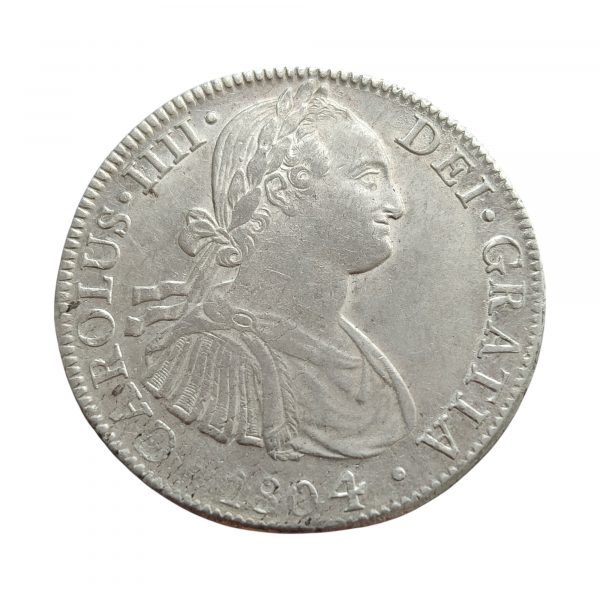 8 Reales Carlos IV 1804 México EBC