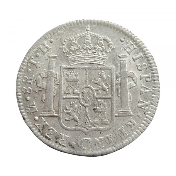 8 Reales Carlos IV 1804 México EBC - Imagen 2