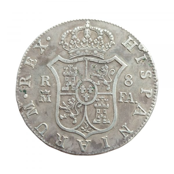 8 Reales Carlos IV 1805 Madrid MBC+/EBC- - Imagen 2