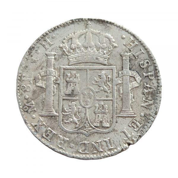 8 Reales Carlos IV 1806 México MBC+ - Imagen 2