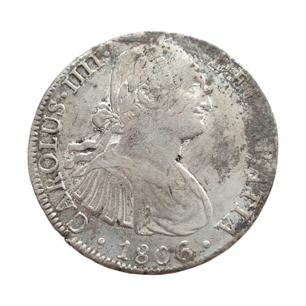 8 Reales Carlos IV 1806 México MBC+