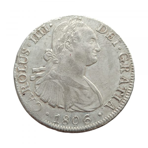 8 Reales Carlos IV 1806 México EBC