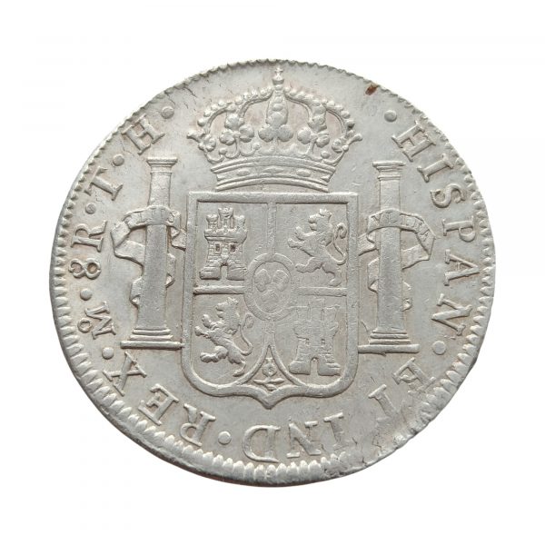 8 Reales Carlos IV 1806 México EBC - Imagen 2
