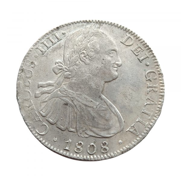 8 Reales Carlos IV 1808 México EBC-/EBC