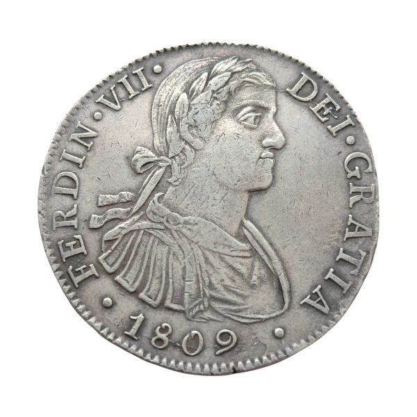 8 Reales Fernando VII 1809 México MBC+
