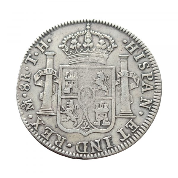 8 Reales Fernando VII 1809 México MBC+ - Imagen 2