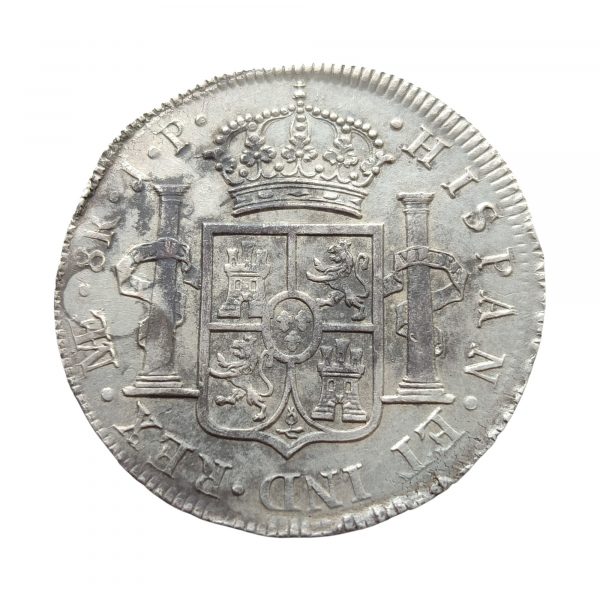 8 Reales Fernando VII 1816 Lima MBC+/EBC- - Imagen 2
