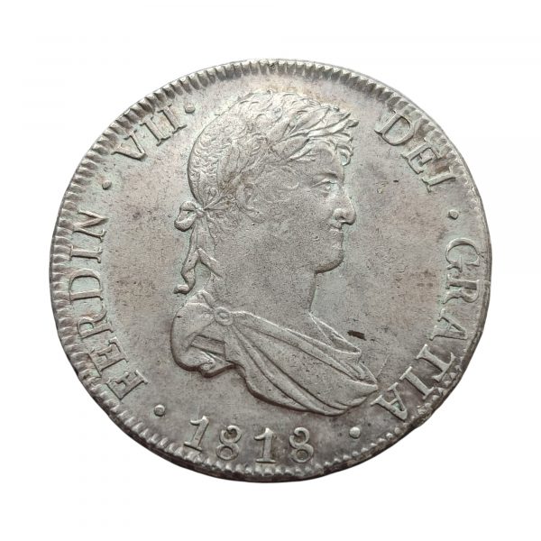 8 Reales Fernando VII 1818 Potosí EBC+