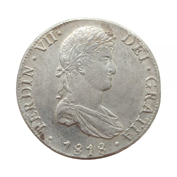 8 Reales Fernando VII 1818 Potosí EBC+