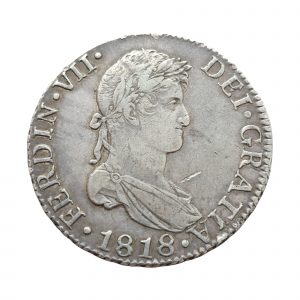 8 Reales Fernando VII 1818 Sevilla EBC-