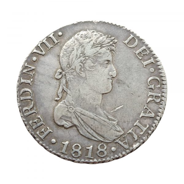 8 Reales Fernando VII 1818 Sevilla EBC-