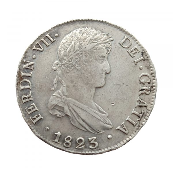 8 Reales Fernando VII 1823 Potosí EBC-