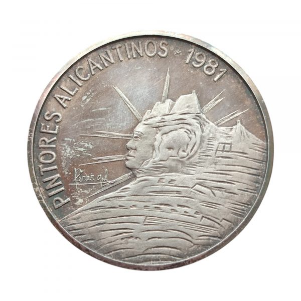 Medalla Pintores Alicantinos 1981 SC-