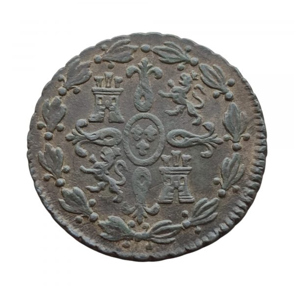 4 Maravedís Fernando VII 1830 Segovia MBC - Imagen 2
