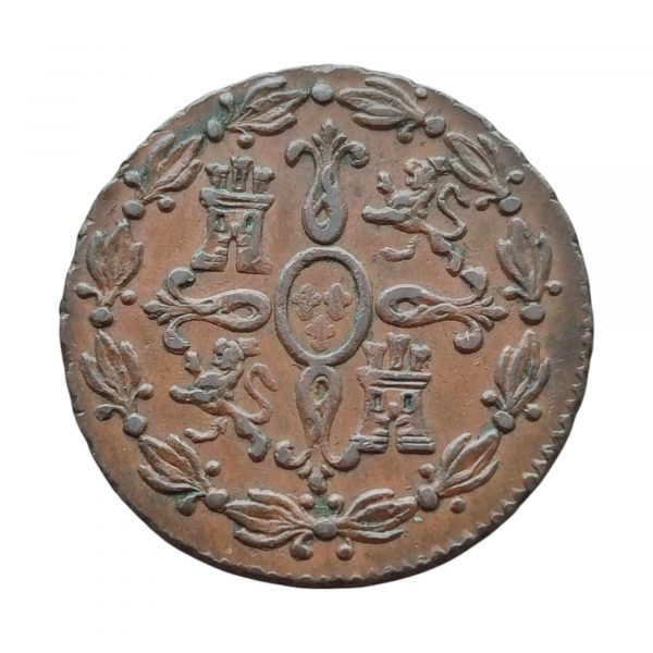 4 Maravedís Fernando VII 1833 Segovia EBC - Imagen 2