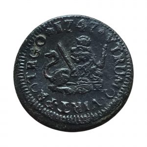 1 Maravedí Fernando VI 1747 Segovia EBC-