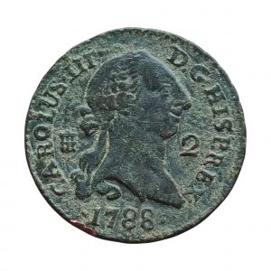 2 Maravedís Carlos III 1788 Segovia MBC