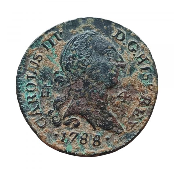 4 Maravedís Carlos III 1788 Segovia MBC