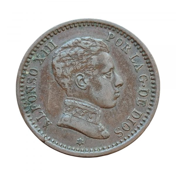 2 Céntimos Alfonso XIII 1905 Madrid EBC-
