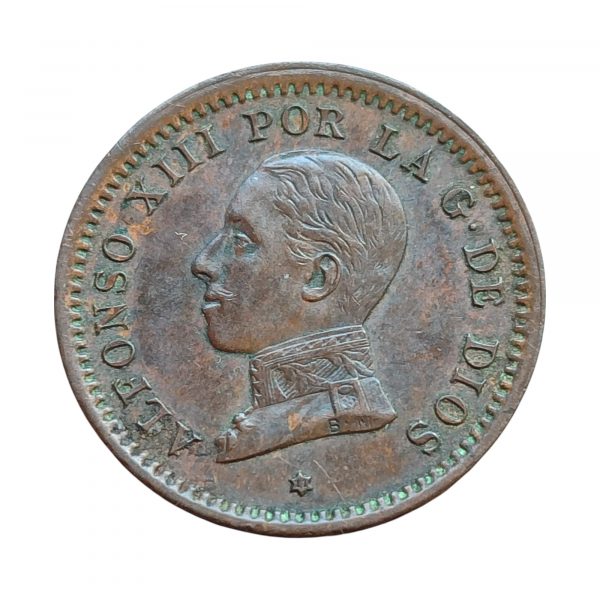 2 Céntimos Alfonso XIII 1911 Madrid EBC-/EBC