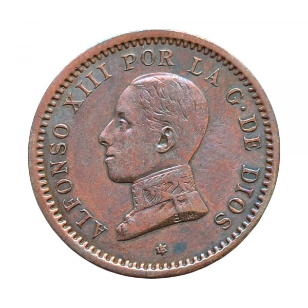 2 Céntimos Alfonso XIII 1912 Madrid EBC-