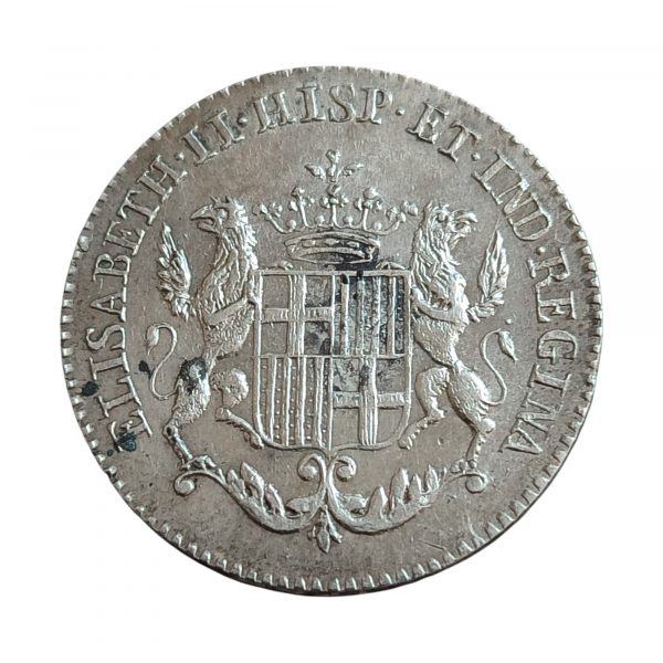 Medalla de Proclamación Isabel II Modulo 1 Real 1833 Barcelona EBC