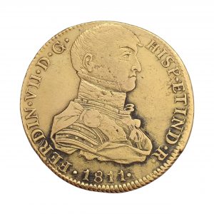 8 Escudos Fernando VII 1811 Lima MBC+