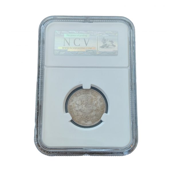1 Peseta Alfonso XIII 1891 Madrid Encapsulada por NCV AU55 SC - Imagen 2