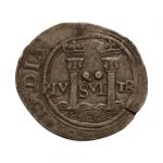 2 Reales Juana y Carlos 1554-1556 México EBC-