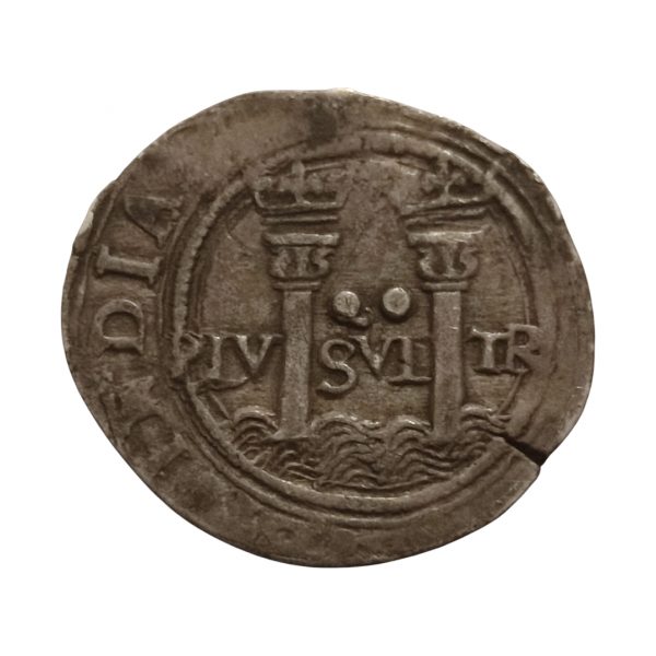 2 Reales Juana y Carlos 1554-1556 México EBC-